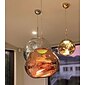 Lava Pendant Light, Modern Minimalist Glass Irregular Shape Ceiling Hanging Lamp Fixture Contemporary Decoration Chandelier for Living Room Bedroom Restaurant Indoor Lighting (20/30/40 cm)