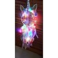 eenhoorn dromenvanger met kleurrijk led-licht voor meisjes jongens slaapkamer wand decor opknoping ornament festival cadeau (roze)