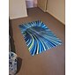 moderne abstrait 3d vortex tapis épaissi imitation cachemire salon simple chambre pleine couverture de chevet canapé maison table basse tapis antidérapant