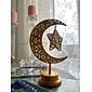 ramadan eid mubarak lys dekorativ nattlampe feriebelysning muslim ramadan festival ledet slott stjerne måne nattlys hjem soverom dekorasjon