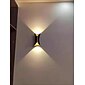 1-Licht 20cm Outdoor-LED-Wandleuchte mehrfarbige Auf- und Ab-Beleuchtung Innenwandleuchte Hotels Innenhöfe Passagen Tore Veranda Korridor modern 90-264V