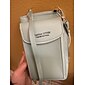 kvinners crossbody-vesker i pu-skinn med stor kapasitet glidelåsveske clutch telefonlommebok skulderveske