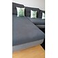 stretch soffa sittdyna överdrag täcka elastisk soffa fåtölj loveseat 4 eller 3 sits grå enkel solid mjuk tålig tvättbar