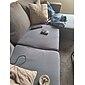 stretch soffa sittdyna överdrag täcka elastisk soffa fåtölj loveseat 4 eller 3 sits grå enkel solid mjuk tålig tvättbar