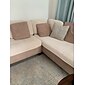 Stretch-Sofa Sitzkissenbezug Schonbezug elastischer Couch-Anreihsessel 2er-Sessel 4- oder 3-Sitzer L-Form solide weich strapazierfähig waschbar