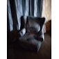 1 set med 2 delar blommigt tryckt wingback stolsöverdrag vingstols överdrag spandex tyg wingback fåtöljöverdrag med elastisk botten för vardagsrummets inredning