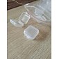 Caixa de recipientes de armazenamento de plástico transparente mini quadrado 20 peças com tampas para itens pequenos resina epóxi