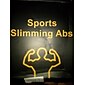 Stimulateur musculaire ABS machine à abdominaux ceinture de tonification abdominale portative équipement de fitness à domicile bureau pour les abdominaux cadeau de la Saint-Valentin