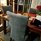 Velvet Dining Chair Covers, Burgundy Stretch Chair Cover, Spandex High back Chair Protector Covers Seat Slipcover with Elastic Band for Dining Room,Wedding, Ceremony, Banquet