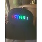 pălărie de baseball unisex cu LED bluetooth controlată prin aplicație de baseball panou de afișare a mesajelor hip hop șapcă snapback