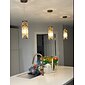 led hanglamp chroom / gouden hanglamp moderne hanglamp mini kristallen kroonluchters verstelbare hanglamp armatuur voor keukeneiland eetkamer (1/3 licht)