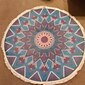Mandala gland rond tapis tapis style ethnique chambre salon chambre table basse tapis de sol
