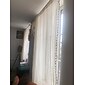 boho rideau 1 panneau blanc ferme rideau rideaux pour salon chambre, rideau pour cuisine balcon porte fenêtre traitements avec glands