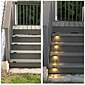 4 stuks solar stap lichten outdoor led dek trap lichten waterdichte led voor tuinhek stap reling trappen yard patio Pathway vakantie licht