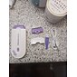 rasoio elettrico ricaricabile 2 in 1 per donna, epilatore senza fili e kit rifinitore per una finitura liscia e indolore - ideale per viso, corpo, gambe e zona bikini