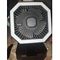 Ventilatore mini USB pieghevole WAZA – Altezza e angolo regolabili luce LED ventilatore personale ricaricabile per viaggi e ufficio