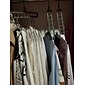 2 stks kleding kleerhanger organisator multi-poort ondersteuning droogrekken plastic sjaal cabide opbergrek hangers