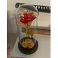 kunstige blomster rose evig rose i glas led kuppel indretning valentinsdag gaver til kvinder kæreste kone mors dag bryllup
