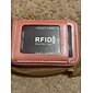 RFIDクレジットカードホルダー カジュアルマルチコンパートメント財布 シンプルなジップアラウンドカードケース