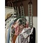 2 stks kleding kleerhanger organisator multi-poort ondersteuning droogrekken plastic sjaal cabide opbergrek hangers