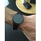 Kvartsur gave til mænd minimalistisk ultra tynd rustfrit stål ur stilfuldt herreur forretningscasual kvartsur
