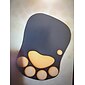 Tapis de souris 3d ergonomique avec repose-poignet patte de chat mignon repose-poignet en silicone doux et confortable tapis de souris tapis de poignet anti-dérapant pour ordinateur jeu d'ordinateur