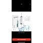 hydropulseur sans fil dentaire irrigateur oral hydropulseur portable pour les dents avec réservoir amovible de 220 ml rechargeable ipx7 étanche à l'eau nettoyant pour dents avec 3 modes 4 conseils pour les voyages en famille