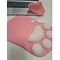Tapis de souris 3d ergonomique avec repose-poignet patte de chat mignon repose-poignet en silicone doux et confortable tapis de souris tapis de poignet anti-dérapant pour ordinateur jeu d'ordinateur