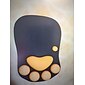 Tapis de souris 3d ergonomique avec repose-poignet patte de chat mignon repose-poignet en silicone doux et confortable tapis de souris tapis de poignet anti-dérapant pour ordinateur jeu d'ordinateur