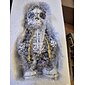 coola skelettfigurer, halloween skalle staty skelett docka harts hantverk ornament, mode mini coola skelett figurer dekor skelett man harts staty docka för hemmakontor skrivbord dekoration