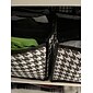 caixa de armazenamento de roupas houndstooth, armazenamento de calças, armazenamento de guarda-roupa doméstico, caixa de armazenamento de meias de gaveta de compartimento