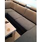 stretch soffa sittdyna överdrag täcka elastisk soffa fåtölj loveseat 4 eller 3 sits grå enkel solid mjuk tålig tvättbar