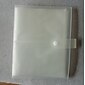 Álbuns de armazenamento de joias transparentes presentes com bolsa zip-lock, anéis de colar reutilizáveis, capa de exibição de brinco portátil