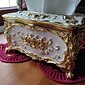 silkeboksholder, vintage toalettpapirholder, elegant akrylserviettholder for ansiktsservietter for soverom, salongbord, bad, hjem, restaurant, bryllup