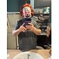 1pc halloween horror clown back to the soul máscara maquiagem coringa chapelaria cos adereços de vestir anime cosplay acessórios engraçados surpresa