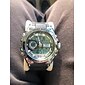 LIGE mænd digital ur kronograf militær sport vandtæt dual display kalender kronograf vandtæt silicone rem ur