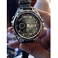 Ceas digital LIGE pentru bărbați cronograf militar sport impermeabil dual display calendar cronograf impermeabil curea din silicon