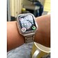 [Confezione 1+2] Braccialetto di gioielli Compatibile con Cinturino dell'Apple Watch 38mm 40mm 41mm 42mm 44mm 45mm 49mm con caso Diamante Bling Con diamantini Cinturino di ricambio per iwatch Series