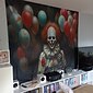 Halloween-Dekorationen Totenkopf Wandteppich zum Aufhängen, Wandkunst, großer Wandteppich, Wanddeko, Fotohintergrund, Decke, Vorhang, Zuhause, Schlafzimmer, Wohnzimmer, Dekoration