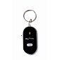 LED Whistle Key Finder Flashing Beeping Sound Control Alarm Anti-Lost Key Locator Finder Tracker with Key Ring