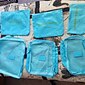 conjunto de cubos de embalagem de viagem de compressão para armazenamento de bagagem e organizador de mochila economizadores de espaço, 6 peças de bolsas de armazenamento de viagem para roupas, bolsas organizadoras de mala, cubos de embalagem de guarda-ro