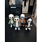 coola skelettfigurer, halloween skalle staty skelett docka harts hantverk ornament, mode mini coola skelett figurer dekor skelett man harts staty docka för hemmakontor skrivbord dekoration