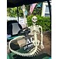 Halloween zeemeermin skeletten woondecoratie 80cm