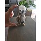 coola skelettfigurer, halloween skalle staty skelett docka harts hantverk ornament, mode mini coola skelett figurer dekor skelett man harts staty docka för hemmakontor skrivbord dekoration