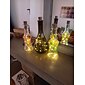 elegante bruiloft receptie feest wijnfles licht met kurk led lichtsnoer batterij inclusief lichtslinger kerstfeest bruiloft bar decoratie 5/10/20/30/100st