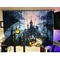 halloween dekorace gobelín jack o lucerna dýňová výzdoba nástěnné umění velký závěsný gobelín nástěnná malba výzdoba fotografie pozadí přikrývka opona domácí ložnice obývací pokoj netopýr strašidelný