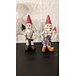 2 Stück Halloween Skelett Zwerge Harz Zombie Zwerg Statuen Skelett Zwerg Ornament Horror Schädel Elf Zwerg Figuren für Rasen Veranda Halloween Dekorationen Tischdekoration