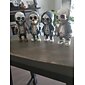 coola skelettfigurer, halloween skalle staty skelett docka harts hantverk ornament, mode mini coola skelett figurer dekor skelett man harts staty docka för hemmakontor skrivbord dekoration