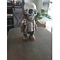 coola skelettfigurer, halloween skalle staty skelett docka harts hantverk ornament, mode mini coola skelett figurer dekor skelett man harts staty docka för hemmakontor skrivbord dekoration