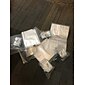 Álbuns de armazenamento de joias transparentes presentes com bolsa zip-lock, anéis de colar reutilizáveis, capa de exibição de brinco portátil